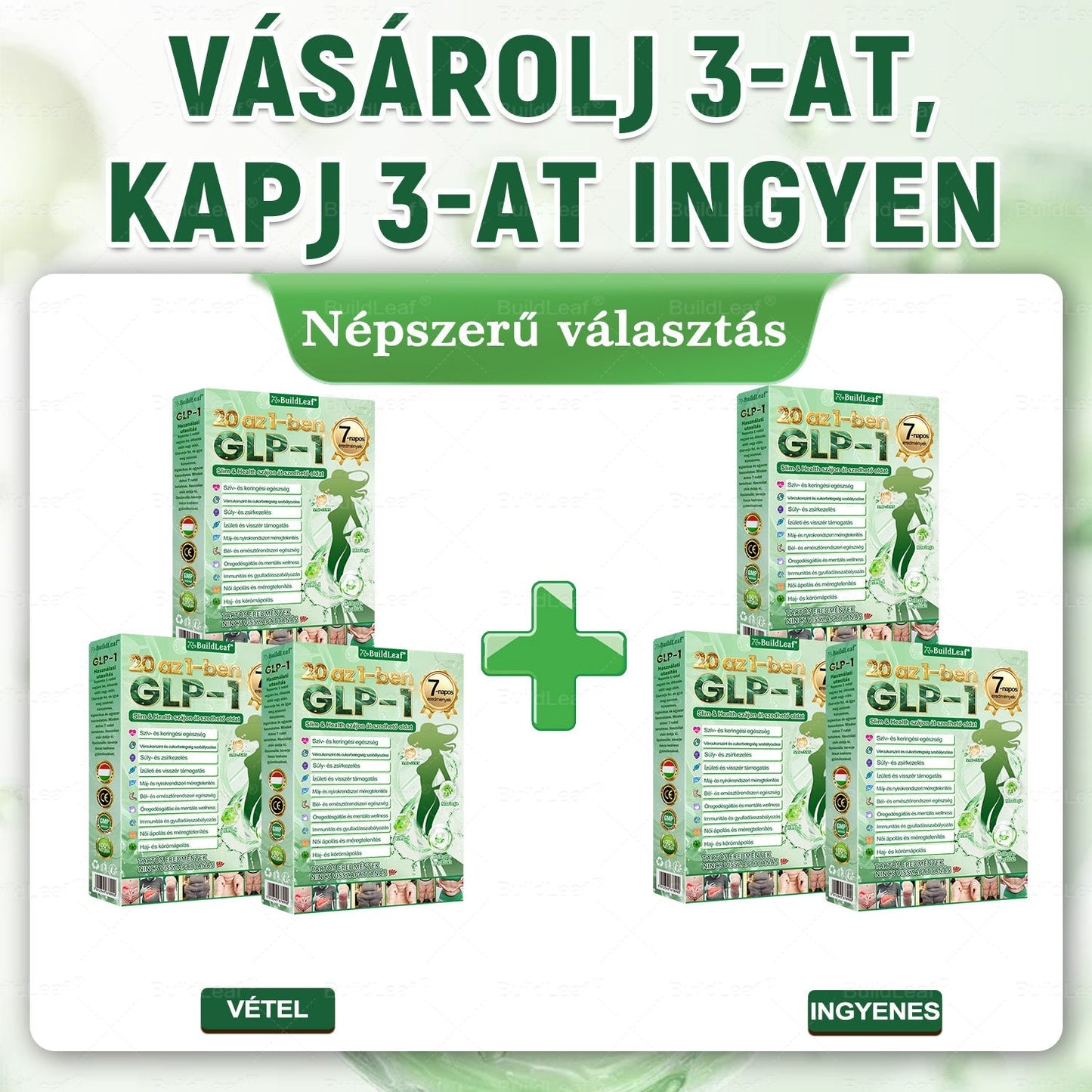 đHivatalos ĂĄruhĂĄz | BuildLeaf GLP-1 20 az 1-ben KarcsĂșsĂtĂł Ă©s egĂ©szsĂ©ges szĂĄjon ĂĄt szedhetĆ folyadĂ©k (naponta egyszer, 7 napon belĂŒl hat) â
TĂĄmogatja a testsĂșlyt Ă©s a nĆk egĂ©szsĂ©gĂ©t, miközben feszesĂti a bĆrt Ă©s fokozza a vitalitĂĄst