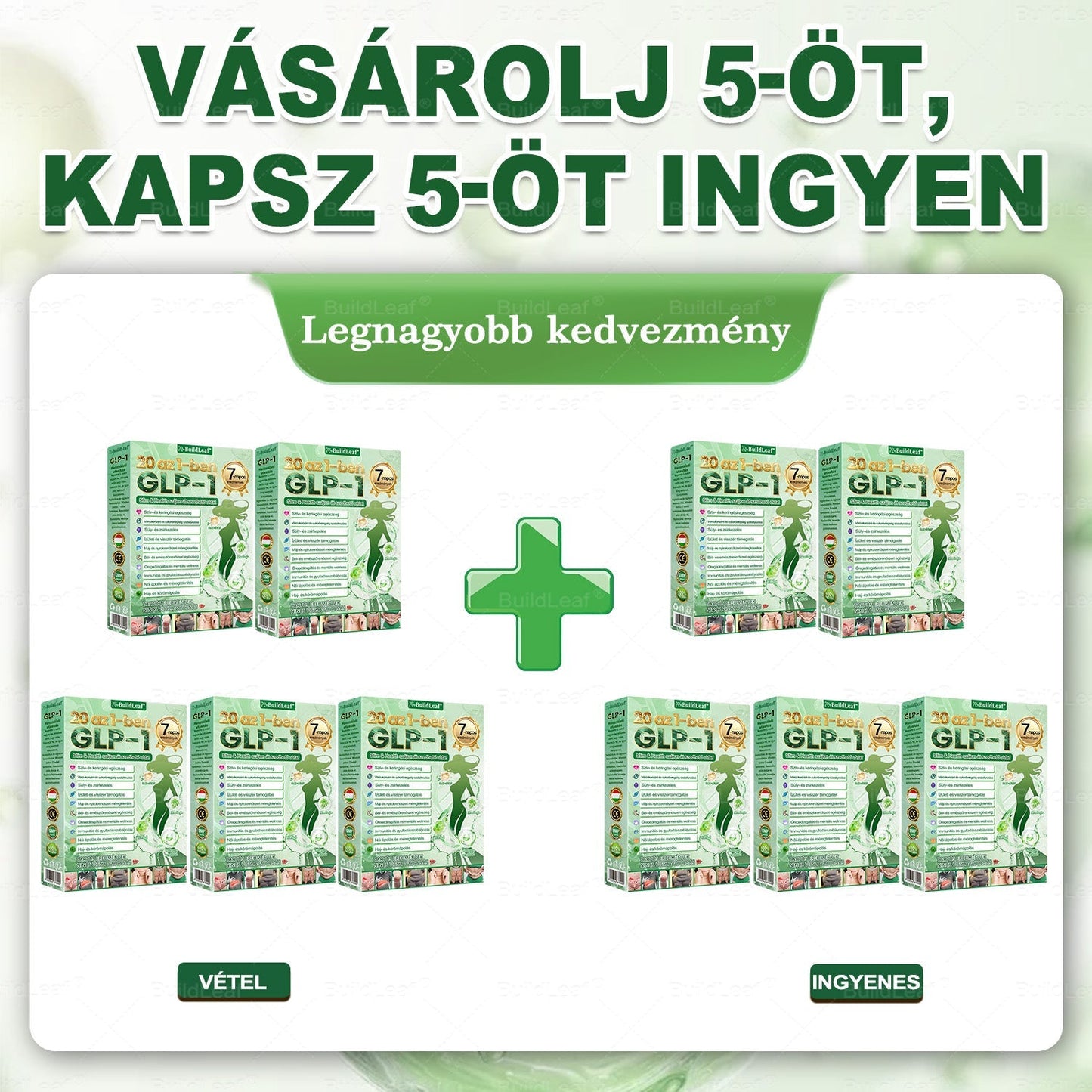 đHivatalos ĂĄruhĂĄz | BuildLeaf GLP-1 20 az 1-ben KarcsĂșsĂtĂł Ă©s egĂ©szsĂ©ges szĂĄjon ĂĄt szedhetĆ folyadĂ©k (naponta egyszer, 7 napon belĂŒl hat) â
TĂĄmogatja a testsĂșlyt Ă©s a nĆk egĂ©szsĂ©gĂ©t, miközben feszesĂti a bĆrt Ă©s fokozza a vitalitĂĄst