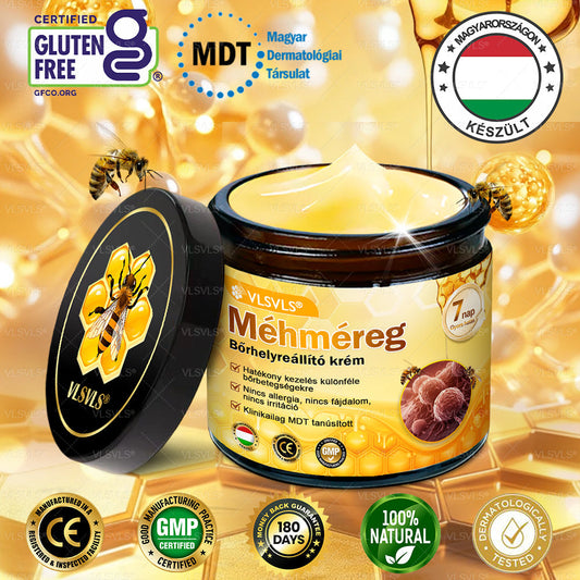 ✨✨💪VLSVLS® Méhméreg Bőrhelyreállító Krém (👨‍⚕‍CE jóváhagyott)👍✅