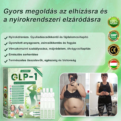 🔥  DOOEKA® GLP-1 8 az 1-ben Fit & Vital Szájon át szedhető oldat – 👨‍⚕️ Napi egyszer, 7 nap alatt látható változás / Elhízás, szív- és érrendszeri egészség, cukorbetegség, alvási apnoe, bélrendszer egészsége, ízületi problémák és még sok más esetén