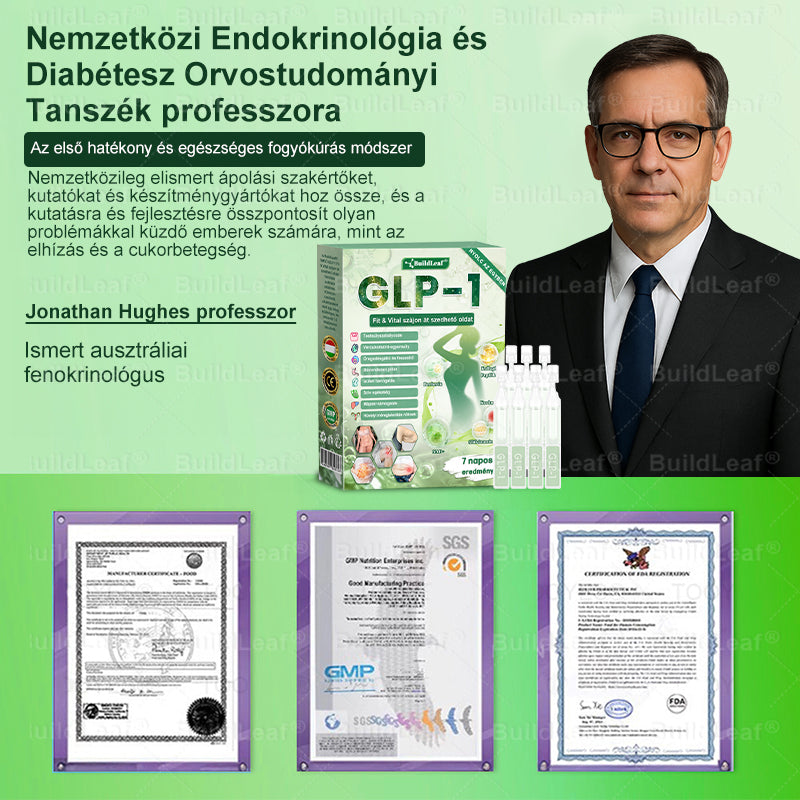 BuildLeaf®🚚 GLP-1 8-az-1-ben Fit &amp; Vital Orális Oldat (Csak napi egyszer, látható változások 7 nap alatt)  Elhízásra, szív- és érrendszeri egészségre, cukorbetegségre, alvási apnoéra, emésztőrendszeri egészségre, ízületi problémákra és még sok másra