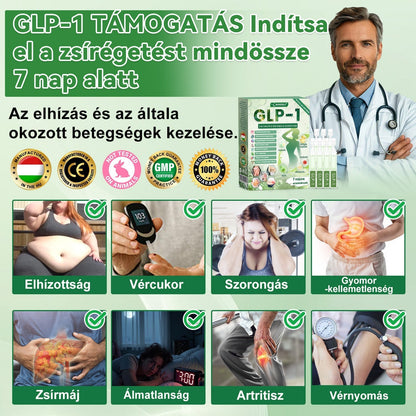 🔥  DOOEKA® GLP-1 8 az 1-ben Fit & Vital Szájon át szedhető oldat – 👨‍⚕️ Napi egyszer, 7 nap alatt látható változás / Elhízás, szív- és érrendszeri egészség, cukorbetegség, alvási apnoe, bélrendszer egészsége, ízületi problémák és még sok más esetén